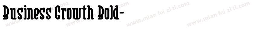 Business Growth Bold字体转换